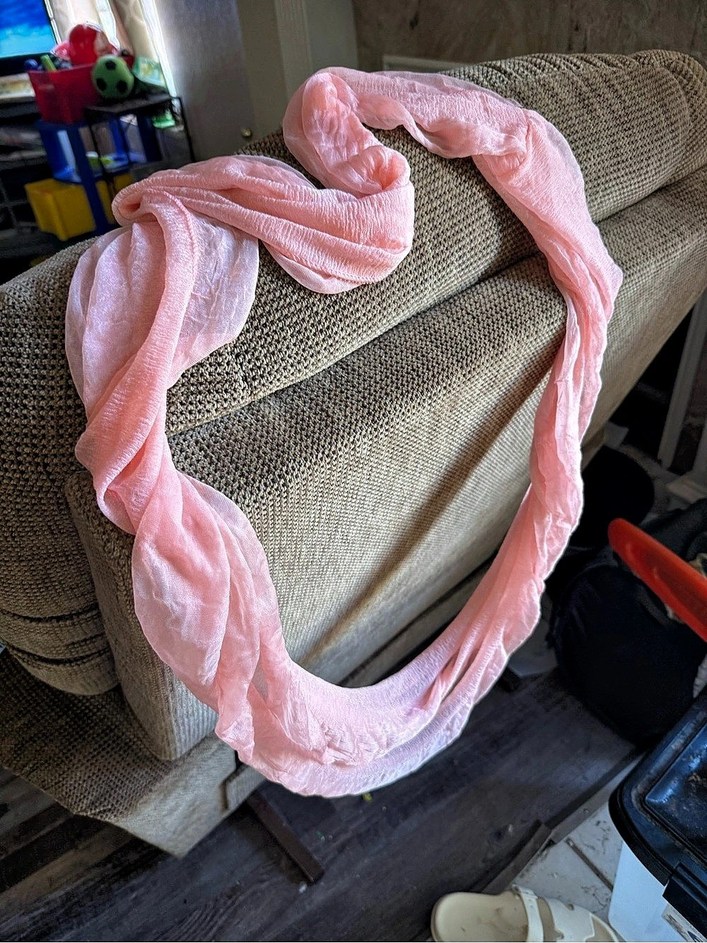 Pink Scarf Wrap Like New